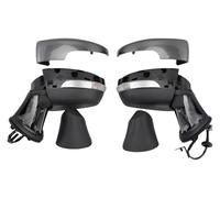 espejo retrovisor lateral coche Para Ecosport 2011-2017 Lente ESC Unidad Ala Calefactable Gris Oscuro Conjunto Espejo Retrovisor Lateral 7 Cables(1pair)