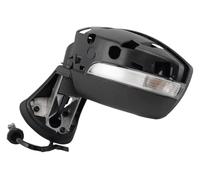 espejo retrovisor lateral coche Para Ecosport 2011-2017 Lente ESC Unidad Ala Calefactable Gris Oscuro Conjunto Espejo Retrovisor Lateral 7 Cables(1pc right)