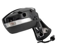 espejo retrovisor lateral coche Para Ecosport 2011-2017 Lente ESC Unidad Ala Calefactable Gris Oscuro Conjunto Espejo Retrovisor Lateral 7 Cables(1pc left)