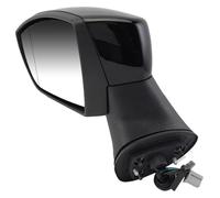 espejo retrovisor lateral coche Para ECOSPORT 2011-2017 Lente ESC Unidad Ala Puerta Negra Brillante Conjunto Espejo Retrovisor Lateral 5 Cables(1pc left)