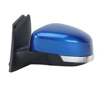 Espejo Retrovisor Lateral Con Luz Indicadora De Giro Y Lente Cristal Calefactada Para Ford Para Focus 3 Mk3 2011-2018(Blue,izquierda)