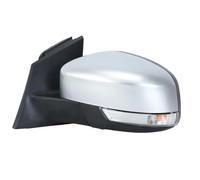 Espejo Retrovisor Lateral Con Luz Indicadora De Giro Y Lente Cristal Calefactada Para Ford Para Focus 3 Mk3 2011-2018(Plata,izquierda)