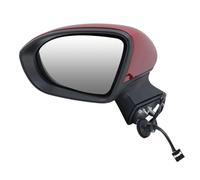 Espejo retrovisor Lateral de 3 Cables para Cruze 2016-2019 con Puerta Color Vino, eléctrico, Accesorios para Coche (Derecho)