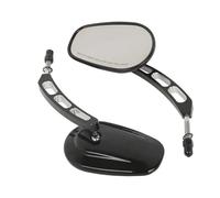 Espejo Retrovisor Lateral De 8 Mm Para H&arley Road King Touring XL 883 Sportster Fatboy(Black)