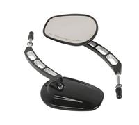 Espejo Retrovisor Lateral De 8mm, Compatible Con Harley, Road King Touring XL 883 Sportster Fatboy Dyna FXDF FLSTF Softail Springer V-ROD(Matte Black)