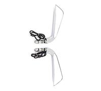 Espejo Retrovisor Lateral De Hoz Motocicleta con Luz Señal Giro Agua Que Fluye para Harley Dyna Fatboy Softail Sportster