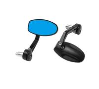 Espejo Retrovisor Lateral Espejo Universal del Extremo De La Barra De La Manija De La Motocicleta De La Aleación De Aluminio De 7/8" 22m M