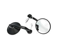 Espejo Retrovisor Lateral Espejos Retrovisores Universales De 7/8" Y 22 Mm para Motocicleta De Cristal Transparente CNC para Manillar De Scooter Espejos Laterales