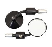 Espejo Retrovisor Lateral Espejos Retrovisores Universales Plegables para Motocicleta De 7/8" con Extremo Redondo para Manillar(1)