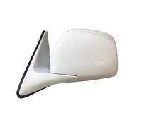 Espejo retrovisor lateral exterior de puerta de coche, compatible con Land Cruiser LC100 4500 4700 LX470 1998-2007, plegable eléctrico de 3 cables (negro izquierdo).(White Left)