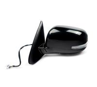 Espejo Retrovisor Lateral For Mitsubishi For Outlander 2014 2015 2016 2017 2018 2019 9 Pins Car Rearview Assembly Side Mirror Power Heated Turn Signal(Negro,Izquierda)