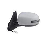 Espejo Retrovisor Lateral For Mitsubishi For Outlander 2014 2015 2016 2017 2018 2019 9 Pins Car Rearview Assembly Side Mirror Power Heated Turn Signal(BLANCO,Izquierda)