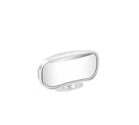 Espejo retrovisor lateral gran angular ajustable de 360 grados, asistencia de marcha atrás para ángulo ciego y superficie convexa (WHITE)