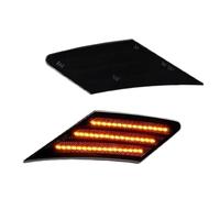 Espejo Retrovisor Lateral Intermitentes Luz Para 86 Para FT86 Para GT86 Luz LED De Señal Giro Dinámica Indicador Posición Lateral Lámpara Secuencial Estilo Coche Dirección(Smoked Lens Amber)