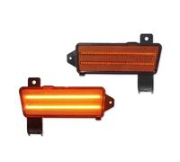 Espejo Retrovisor Lateral Intermitentes Luz Para Chevy Para Chevelle Para Malibu Para El Para Camino 1970 Luces LED De Señalización Direccional Delanteras Laterales(Amber Lens Amber)
