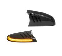 Espejo Retrovisor Lateral Intermitentes Luz Para Chevy Para Trailblazer 2002-2009 Luces LED Dinámicas Espejos Laterales Delanteros Automóvil Posición(Smoked Lens)