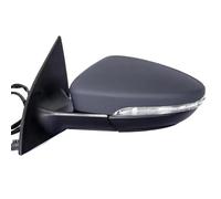 Espejo Retrovisor Lateral Izquierdo Y Derecho Con Calefacción Plegable E Intermitente 6/9/13 Cables Para VW Para Scirocco 2009-2018 Espejo Retrovisor Exterior Completo(6 Wires No Paint L)