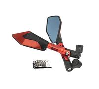 Espejo Retrovisor Lateral Motocicleta Para Z900 Z900RS Z800 Z1000 8mm 10mm CNC Aluminio Motocicleta Espejo Retrovisor Espejos Laterales Espejo Retrovisor(Red)