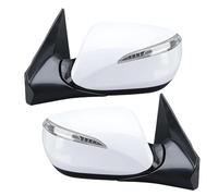 Espejo Retrovisor Lateral Para Hyundai Para Santa Fe Para MK3 DM 2012-2015 Conjunto De Espejo Retrovisor 6 Pines Lado Plegable Manual Calentado(Black L+R)