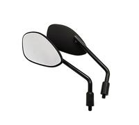 Espejo Retrovisor Lateral para Motocicleta para H&Onda para CB500X NC750X para CB750 CRF1100L Africa Twin, con Reflector De Marcha Atrás. Espejo Reflector(Negro)