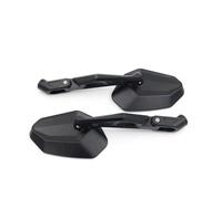 Espejo Retrovisor Lateral para Motocicleta para VOGE DS900X, Plegable, Izquierdo Y Derecho, con Reflector para Manillar Espejo Reflector(Negro)