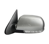 Espejo Retrovisor Lateral Plegable Para Coche, Para Hyundai, Para Santa Fe, 2,4l,7l, 2007, 2008, 2009, 2010, 2011, 2012, 6/8 Pines, Con Lámpara Completos Espejos Retrovisores(C,L)
