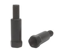 Espejo Retrovisor Lateral Tornillo De Cambio De Rosca M8 M10 En Sentido Antihorario Derecho Izquierdo Extensión Más Larga Adaptador De Espejo Trasero Negro para Motocicleta Espejo Retrovisor(L-L(M8))