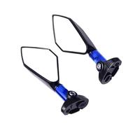Espejo Retrovisor Lateral Universal De Aluminio Con Cristal Azul Para Motocicletas Para Gilera Para Nexus Y Serie Para Runner(Blue)