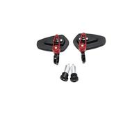 Espejo Retrovisor Lateral Universal De Aluminio Para Manillar De Motocicleta Para XV 950, Para RACER, Para TDM 900, MT-125, MT125, MT-01 Para V-MAX(Red)