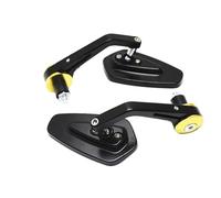 Espejo Retrovisor Lateral Universal For Manillar Motocicleta 22 Mm Para Suzuki GSR 600 GSR750 SV650 SV400 Para V-Strom 650 1050 Para Bandit 650 1250s Espejos Retrovisores(Oro)