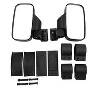 Espejo Retrovisor Lateral UTV, Espejo Retrovisor de 1,75 Pulgadas Y 2 Pulgadas, Reemplazo de Espejos Laterales UTV para Polaris RZR UTV AVT, Barra Antivuelco, Negro