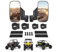 Espejo retrovisor Lateral UTV para Segway Villain SX10 S 2023-2026, con Espejo Central Se Adapta A La PestañA De Montaje Desplegable,A