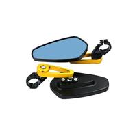 Espejo retrovisor ligero Espejo Final Barra Manillar Motocicleta De 7/8 Pulgadas Para Ducati 999 Para Monster 696 600 797 821 Para Para Hypermotard 950(Gold)