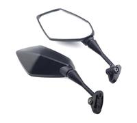 Espejo retrovisor ligero Espejos Retrovisores Motocicleta Para Hyosung Para GT125R Para GT250R Para GT650R Para GT650S Negro(Negro)