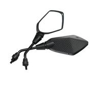 Espejo Retrovisor Moto 2 Espejos Retrovisores Para Motocicleta Para Coche Eléctrico Convexos Laterales De Fibra De Carbono De 8 Mm 10 Mm(10mm Screw)
