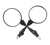 Espejo Retrovisor Moto 2 Espejos Retrovisores Plegables Modificados Para Motocicleta Espejos Laterales Redondos Para KLX250 Para KL250 Retrovisores Moto