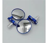 Espejo Retrovisor Moto Espejo Retrovisor Lateral Para Motocicleta Para Visión De Seguridad Giro Izquierdo Y Derecho Ajustable Parte Trasera De Ciclo Automático Espejos Manillar Moto(Blue)
