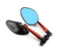 Espejo Retrovisor Moto Para Aprilia Para Tuono Para Mana Para Dorsoduro Para Shiver Para Pegaso Para SXV SR50R Espejos Retrovisores Para Motocicleta(Orange)