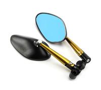 Espejo Retrovisor Moto Para Aprilia Para Tuono Para Mana Para Dorsoduro Para Shiver Para Pegaso Para SXV SR50R Espejos Retrovisores Para Motocicleta(Golden)