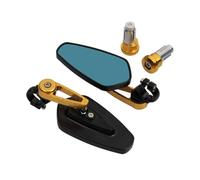 Espejo Retrovisor Moto Para Kymco Para Downtown 125 200 250 300 350i Para K-XCT 300 Para XCITING 250 300 400 CV3 Espejo Retrovisor Para Motocicleta(Golden)