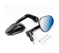 Espejo Retrovisor Moto Para Kymco Para Downtown 350 AK550 Para Xciting 400i Espejo Retrovisor Ajustable Para Motocicleta(Black-foldable)