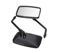 Espejo Retrovisor Moto para Magna para Rebel para Shadow Par Espejos Retrovisores Rectangulares 10 Mm Motocicleta Cristal Transparente Negro Espejo Motocicleta