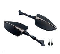 Espejo Retrovisor Moto para R1200GS R1200 GS R 1200 RT R1200RT Espejos Retrovisores Universales para Motocicleta De 10 Mm, Carcasa para Espejos Retrovisores Izquierdo Espejo Moto(Plata)