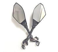 Espejo Retrovisor Moto Para Suzuki Motocicleta Espejos Laterales LED Con Indicador Señal Giro Retrovisores De 10mm Espejos Retrovisores Moto