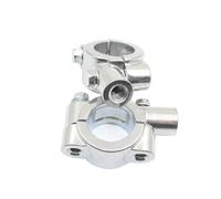 Espejo Retrovisor Motocicleta Manillar 7/8 Pulgadas 22mm 25mm Rosca 10mm Y 8mm Abrazadera Montaje Espejo Motocicleta Adaptador Soporte Visión Trasera Color Plateado Y Negro(Silver-22mm-M10)