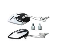 Espejo Retrovisor Motocicleta para, Accesorios De Modificación Universal para Vehículo Eléctrico Ajustable Giratorio 360° Espejos Laterales