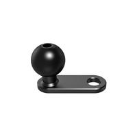 Espejo retrovisor motocicleta Para Adaptador Montaje Cabeza Bola 1 Pulgada Abrazadera Clip Manillar Bicicleta Y Motocicleta Soporte Espejo Retrovisor Espejos Moto Laterales(Aluminum Mirror A)