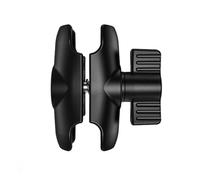 Espejo retrovisor motocicleta Para Adaptador Montaje Cabeza Bola 1 Pulgada Abrazadera Clip Manillar Bicicleta Y Motocicleta Soporte Espejo Retrovisor Espejos Motocicletas(60mm)