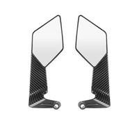 Espejo retrovisor motocicleta Para Espejo Retrovisor Motocicleta Ala Aerodinámica Universal Grande Visión Reflectante Desplazamientos Modelo Espejos Moto Lateral(Pattern)