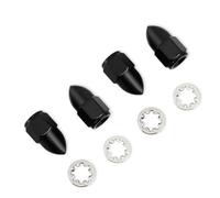 Espejo retrovisor motocicleta Para Espejos Retrovisores Electra Glide Road King Fat Boy Espejo Manillar Motocicleta 5/16 ″ -24 Kit Tuercas Bellotas Espejos Motocicletas(2 Pair Black)